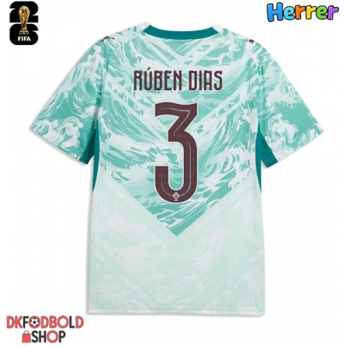Portugal Ruben Dias #3 Udebanetrøje VM 2026 Kort ærmer